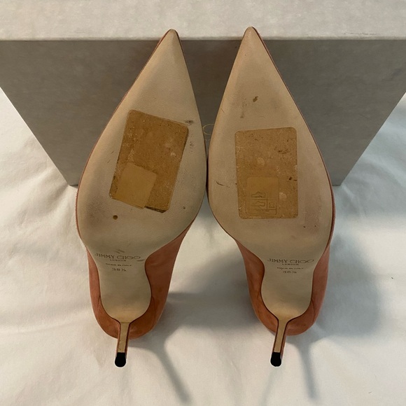Jimmy Choo Love 85 Pump in Rosewood Suede sz38.5 - Picture 8 of 10